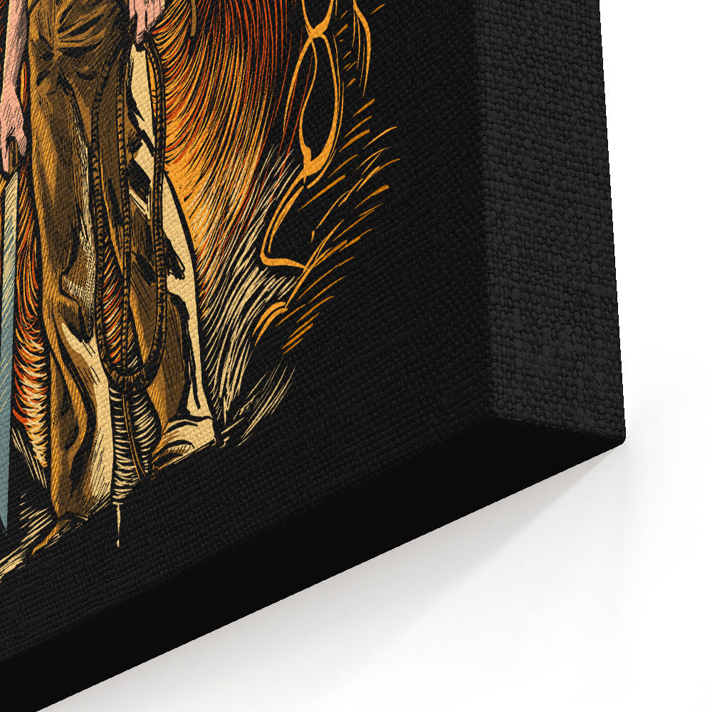 Starry Indy - Canvas Print