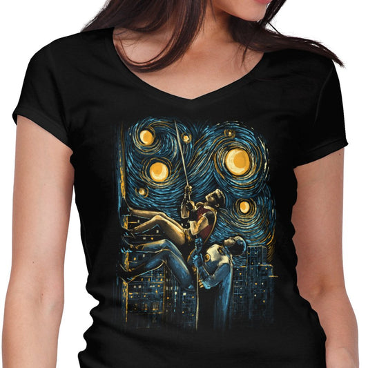 Starry Pow - Women's V-Neck