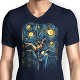 Starry Pow - Men's V-Neck