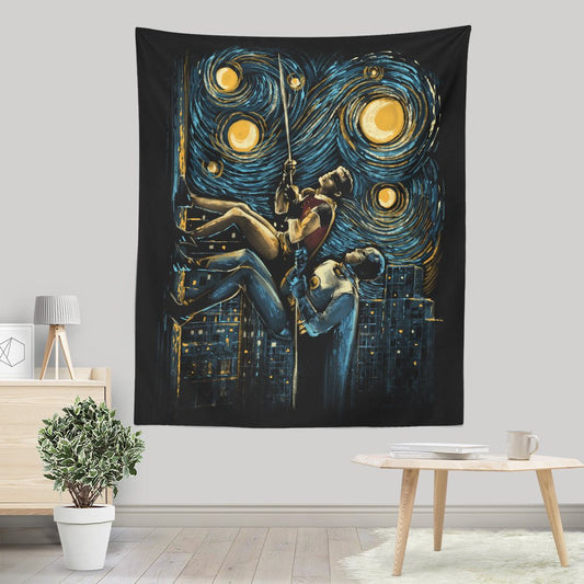 Starry Pow - Wall Tapestry