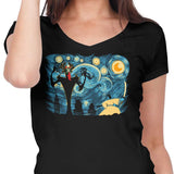 Starry Samurai - Women's V-Neck