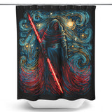 Starry Shadow Lord - Shower Curtain