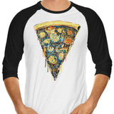 Starry Slice - 3/4 Sleeve Raglan T-Shirt