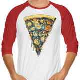 Starry Slice - 3/4 Sleeve Raglan T-Shirt