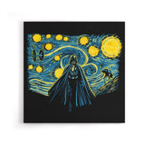 Starry Vader - Canvas Print