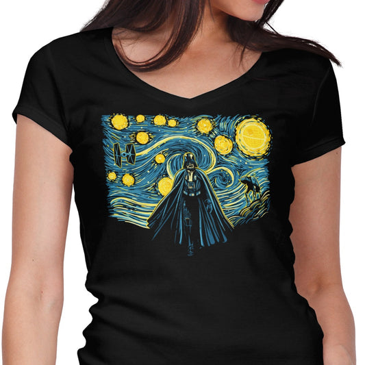 Starry Vader - Women's V-Neck