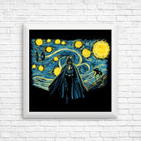 Starry Vader - Posters & Prints
