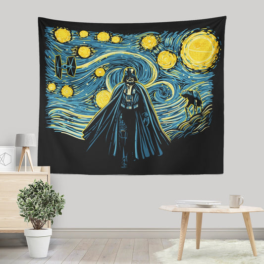 Starry Vader - Wall Tapestry