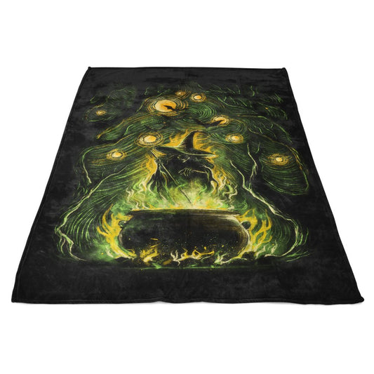 Starry Witch - Fleece Blanket