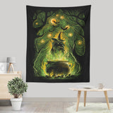 Starry Witch - Wall Tapestry