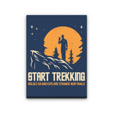 Start Trekking - Canvas Print
