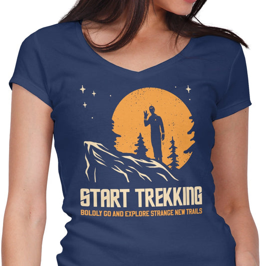 Start Trekking - Women's V-Neck