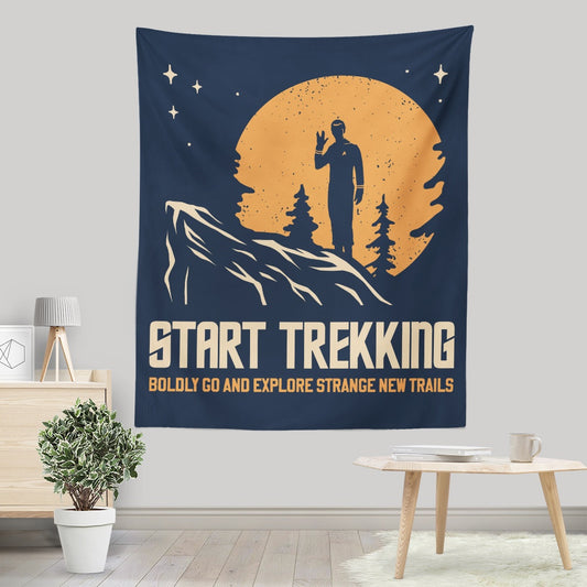 Start Trekking - Wall Tapestry