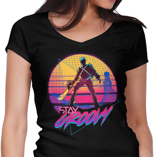 Stay Groovy - Women's V-Neck