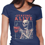 Staying Alive - Women's V-Neck