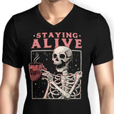 Staying Alive - Men's V-Neck