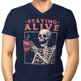 Staying Alive - Men's V-Neck
