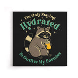 Staying Hydrated - Canvas Print