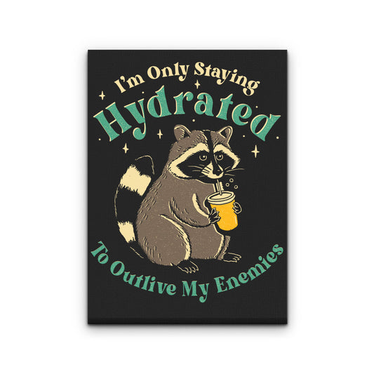 Staying Hydrated - Canvas Print