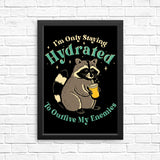 Staying Hydrated - Posters & Prints
