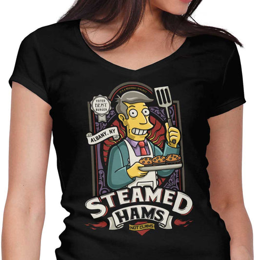 Steamed Hams - Women's V-Neck