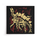 Stegosaurus Fossils - Canvas Print