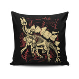 Stegosaurus Fossils - Throw Pillow