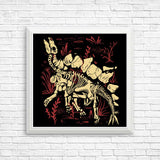 Stegosaurus Fossils - Posters & Prints