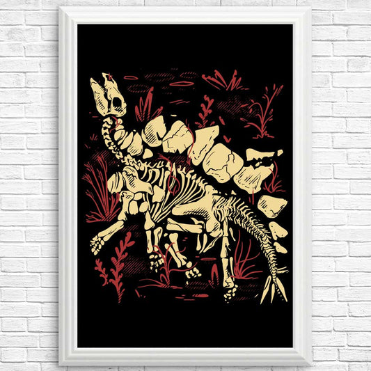Stegosaurus Fossils - Posters & Prints