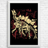 Stegosaurus Fossils - Posters & Prints