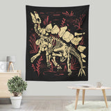 Stegosaurus Fossils - Wall Tapestry