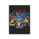 Straight Outta X - Canvas Print