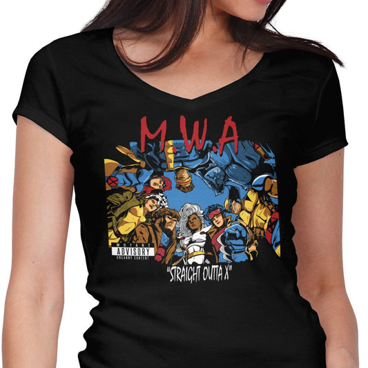 Straight Outta X - Women's V-Neck
