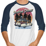 Strange Neighborhood - 3/4 Sleeve Raglan T-Shirt