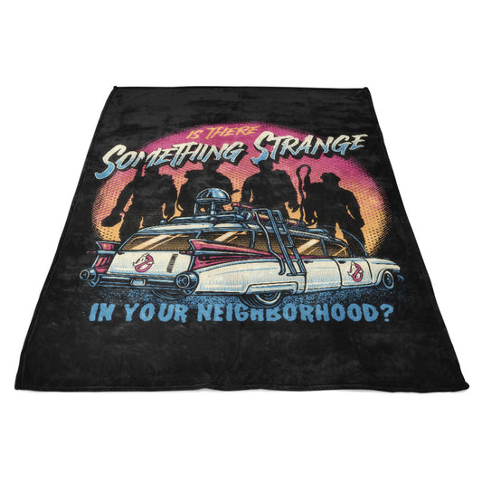 Strange Neighborhood - Fleece Blanket