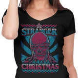 Strange Ugly Christmas - Women's V-Neck