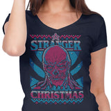 Strange Ugly Christmas - Women's V-Neck