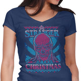 Strange Ugly Christmas - Women's V-Neck
