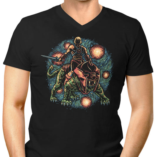 Strength and Courage - Men's V-Neck
