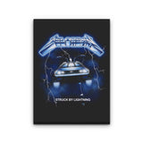 Struck by Lightning - Canvas Print