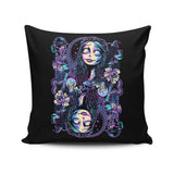 Suit of Corpses - Throw Pillow