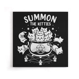Summon the Kitties - Canvas Print