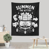 Summon the Kitties - Wall Tapestry