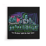 Summoning in Winter River - Canvas Print