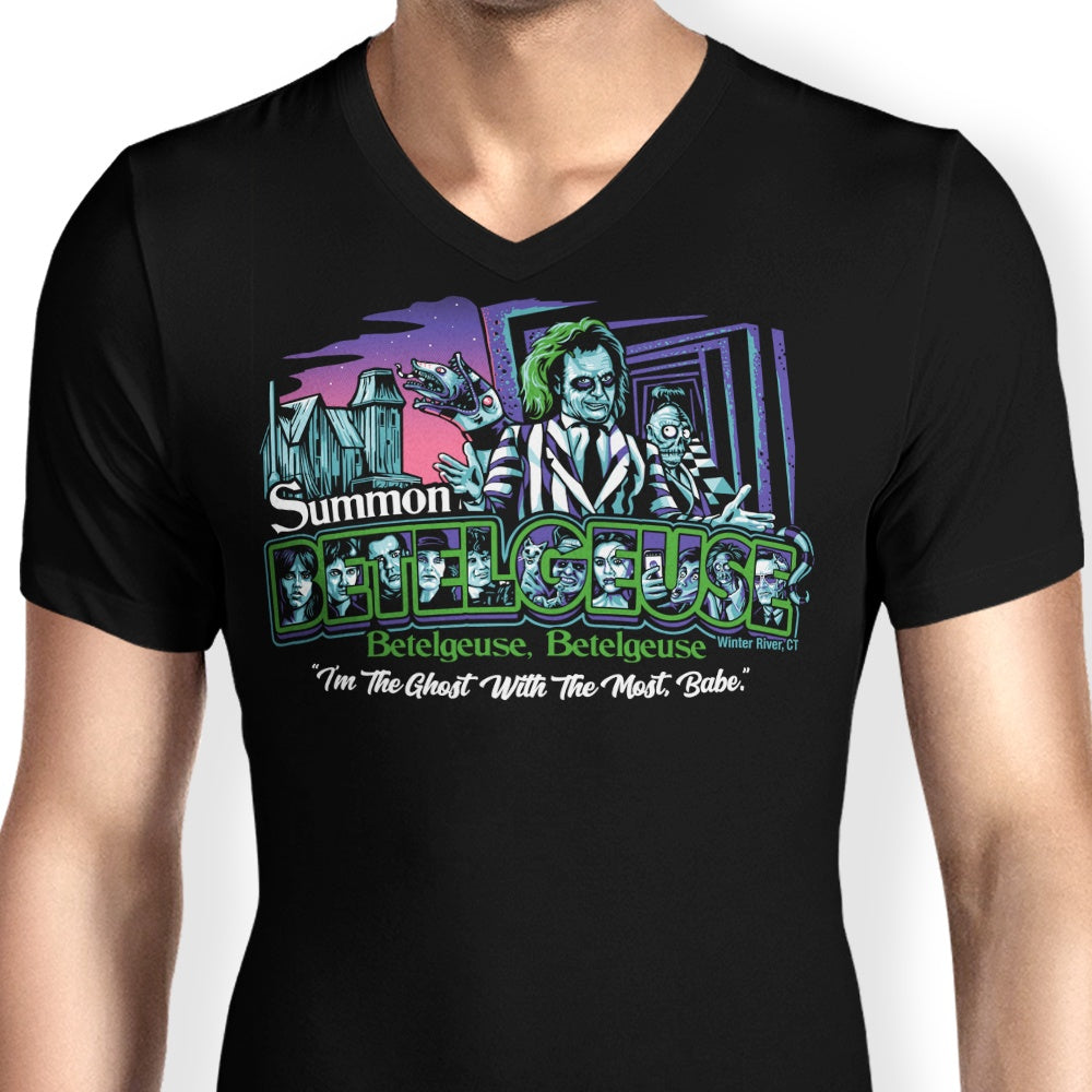 Summoning in Winter River - Men's V-Neck