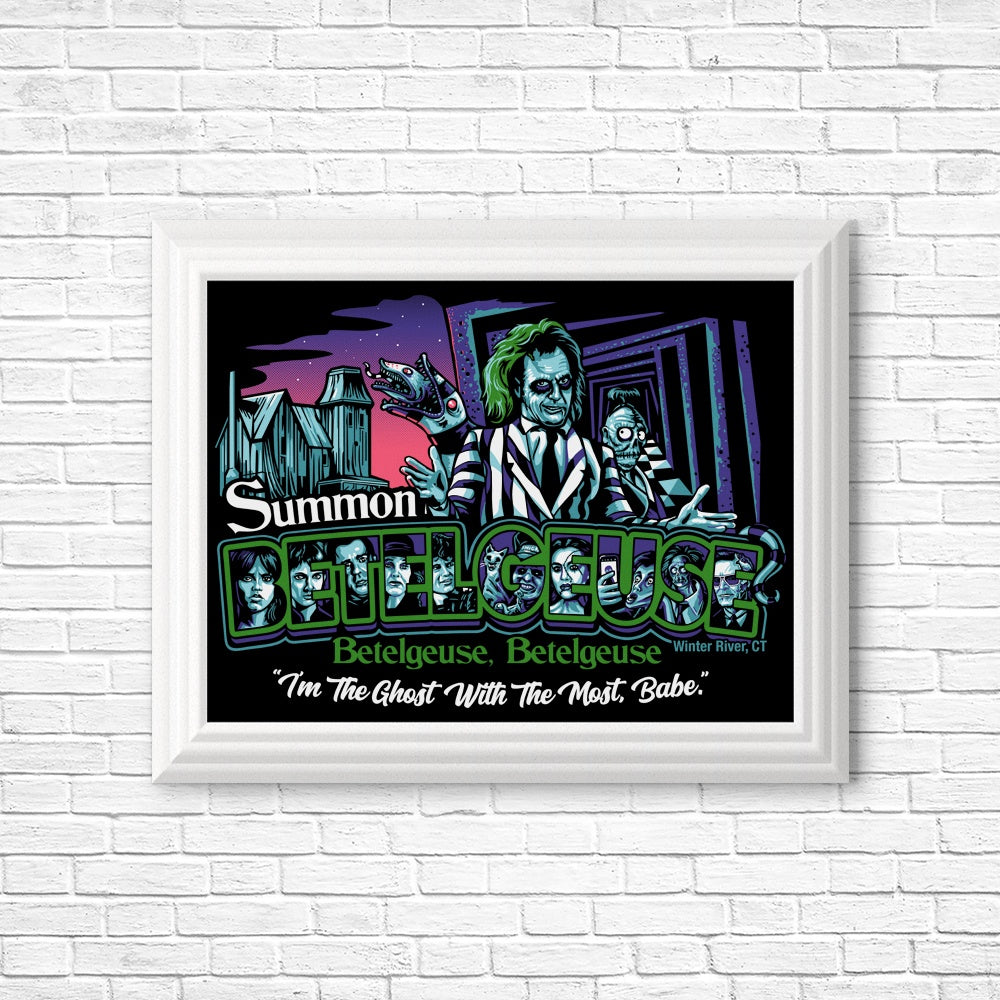 Summoning in Winter River - Posters & Prints