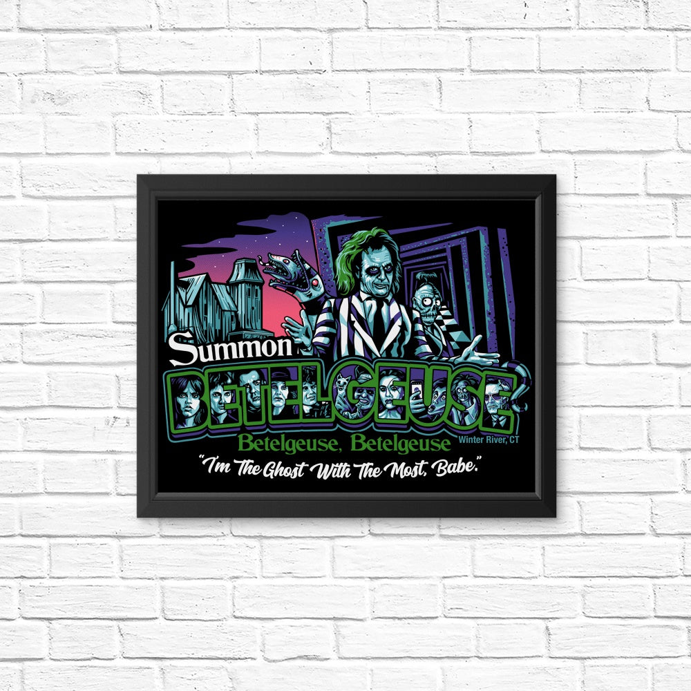 Summoning in Winter River - Posters & Prints