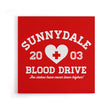 Sunnydale Blood Drive - Canvas Print