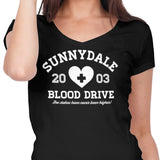 Sunnydale Blood Drive - Women's V-Neck