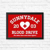 Sunnydale Blood Drive - Posters & Prints